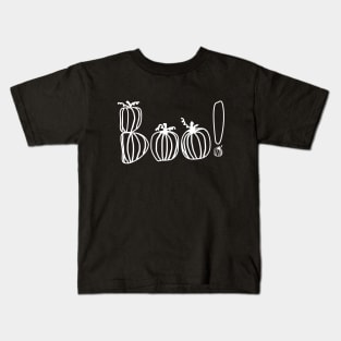 Funny Halloween Pumpkin Boo Kids T-Shirt